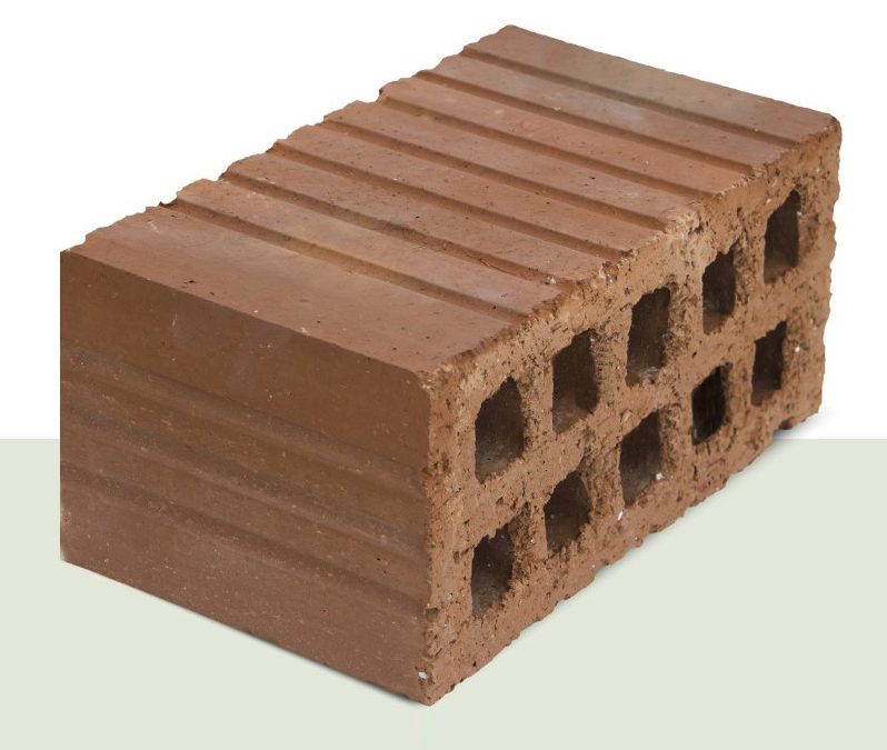 Sintered perforated brick